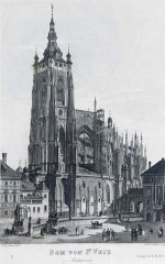 rytina kaple (vlevo od chrámu sv. Víta)