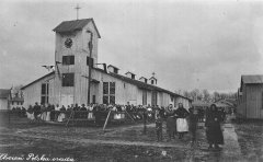 historické foto kostela