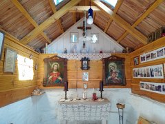 současná podoba kaple - pohled do interiéru