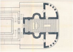 plán nerealizované přístavby (půdorys)