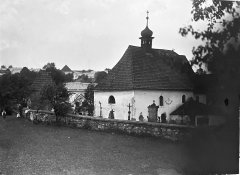 historické foto původního kostela