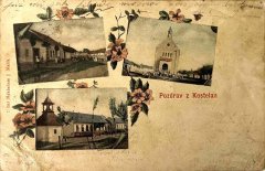 historické foto kaple (vlevo dole)