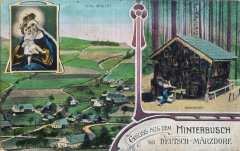 kaple na dobové pohlednici