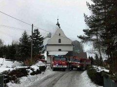 požár kaple
