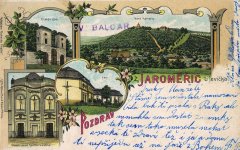 dobová pohlednice s kostelem
