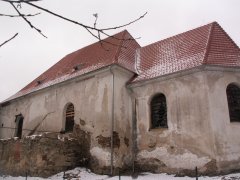 pohled na pravou stěnu zezadu