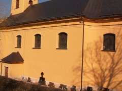 pohled na pravou stěnu zezadu