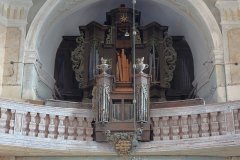 poničené varhany z roku 1710