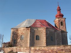 pohled zleva