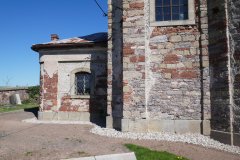 nové odvodnění kostela