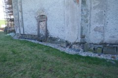 nové odvodnění kostela