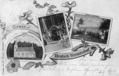 dobová pohlednice s původní kaplí