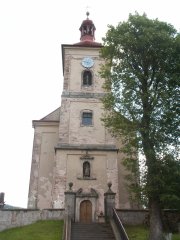 průčelí kostela