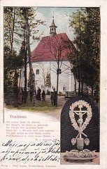 dobová pohlednice s kaplí