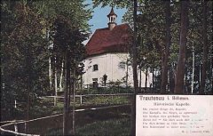 dobová pohlednice s kaplí