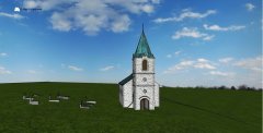 vizualizace kostela