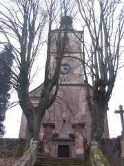 průčelí kostela