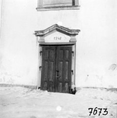 starší foto kostela - vchod