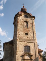 horní část průčelí