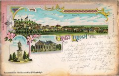 dobová pohlednice města s kaplí