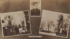 starší foto kostela a jeho interiéru