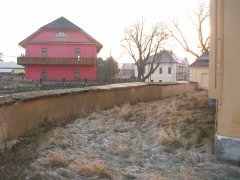 oprava ohradní zdi okolo kostela