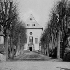 starší foto kostela - detail