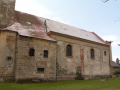 pohled na levou stěnu zezadu
