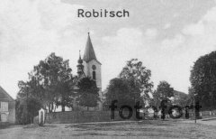 dobová pohlednice s námětem kostela