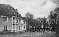 výřez snímku s kostelem z předchozí pohlednice