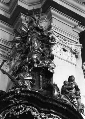 detail výzdoby kostela