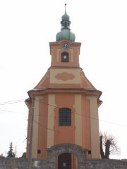 průčelí kostela