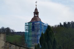 oprava zvonice pohled zezadu zleva