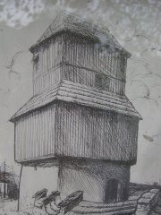 kresba zvonice