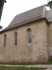 pohled na pravou stěnu