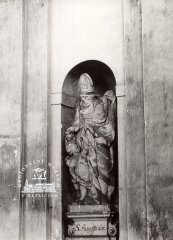 výzdoba interiéru - socha sv. Augustina