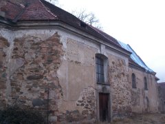 pohled na pravou stěnu