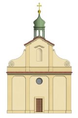 předpokládaná podoba kostela po rekonstrukci