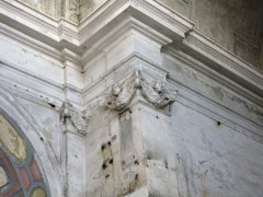 detail výzdoby interiéru