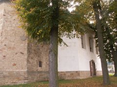 pohled na levou stěnu zezadu