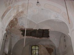 pohled do interiéru - klenba