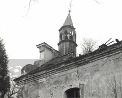 starší foto kostela- sanktusník