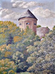 obraz kostela od Josefa Lifky