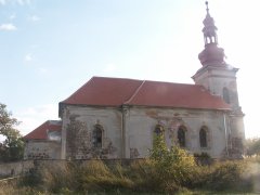 pohled zleva - část nové střechy