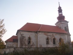 pohled zleva - nová střecha