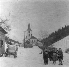 historické foto kostela