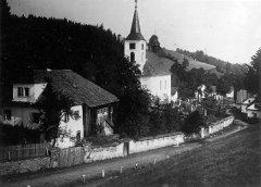 historické foto kostela