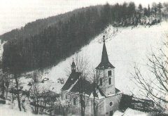 historické foto kostela