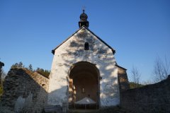 kaple v místě bývalého presbytáře