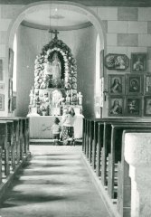historické foto interiéru kaple